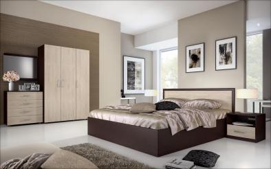 Bedroom furniture set Nadezhda + mattress 164/190 Bedroom furniture set + mattress 164/190